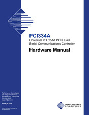 Performance Technologies PT-ACC334-11918 Hardware Manual