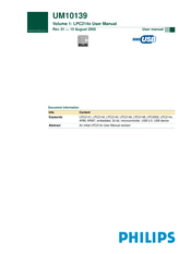 Philips LPC2142 User Manual