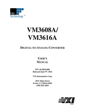 VTI Instruments VM3608A User Manual