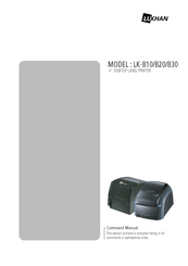 Lukhan LK-B20 Command Manual