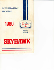 Cessna Skyhawk 172N 1980 Information Manual