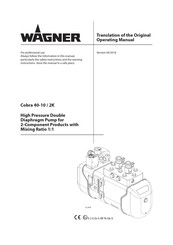 Wagner Cobra 40-10/2K Operating Manual