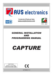 AVS Electronics CAPTURE 8 Installation And Programming Manual