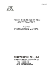 Riken Keiki AC-2 Instruction Manual