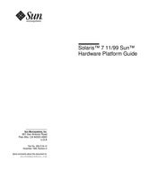 Sun Microsystems Solaris 7 11/99 Hardware Platform Manual