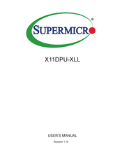 Supermicro X11DPU-XLL User Manual