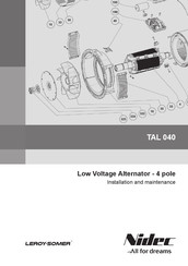 Leroy-Somer TAL 040 Installation And Maintenance Manual