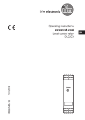 IFM Electronic ecomot200 DL0203 Operating Instructions Manual