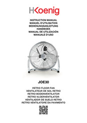 Hkoenig JOE30 Instruction Manual