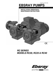 Ebsray RC SERIES Installation, Operation & Maintenance Instructions Manual