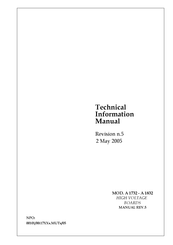 Caen A 1832 Technical Information Manual