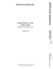 International VT 365 Service Manual