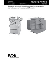 Eaton MN202002EN Installation, Operation, And Maintenance Instructions And Parts Replacement Information