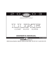 Manitou LUXE COMP Owner's Manual