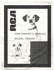 Rca VR526A Owner's Manual