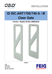 FEIG Electronic OBID i-scan ID ISC.LRM2500-B Installation Manual