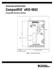 NI CompactRIO cRIO-9052 Operating Instructions Manual