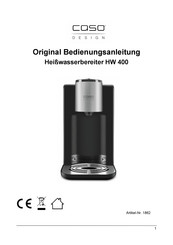 CASO DESIGN HW 400 Original Operating Manual