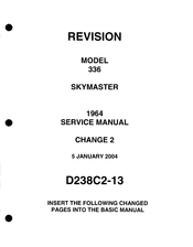 Cessna SKYMASTER 336 1964 Service Manual