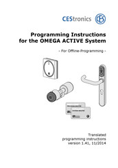 CEStronics Omega Active Programming Instructions Manual