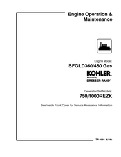 Kohler SFGLD360 Operation & Maintenance Manual