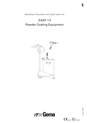 ITW Gema EASY 2-F Operating Instructions And Spare Parts List