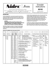 Nidec Avtron AV45 Series Instructions Manual