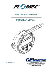 GPI Flomec RT14 Instruction Manual