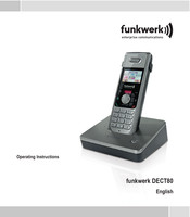 Funkwerk DECT80 Operating Instructions Manual