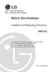 LG HB9522A Installation And Operating Instructions Manual