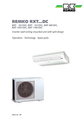 REMKO RXT 521DC Operation Manual