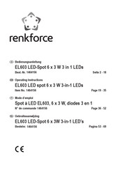 Renkforce EL603 Operating Instructions Manual