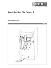 Sirona C8+ Cabinet S Operating Instructions Manual