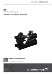 Grundfos HS Installation And Operating Instructions Manual