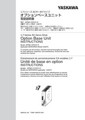 Yaskawa JEPMC-OP3C01-E Instructions Manual