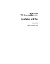 Motorola MVME162P-344 Series Installation And Use Manual