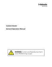 Webasto Coolant General Operations Manual