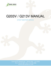 Geckodrive G213V Manual