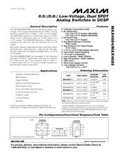 Maxim Integrated MAX4684EUB+T General Description Manual