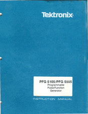 Tektronix PFG 5105 Instruction Manual