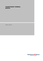 Simons Voss Technologies TRANSPONDER TERMINAL Manual