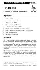 National Instruments FIeldPoint FP-AO-200 Operating Manual