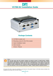 DFI VC70B-KU Installation Manual