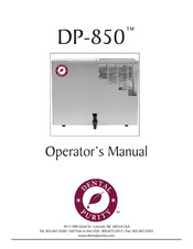 Dental Purity DP-850 Operator's Manual
