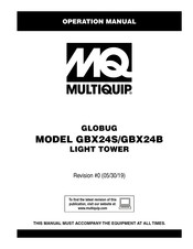 MULTIQUIP GLOBUG GBX24B Operation Manual