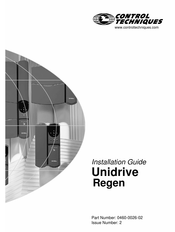 Control Techniques Unidrive Regen Installation Manual