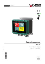 FISCHER EA15 Operating Manual