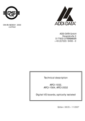 Addi-Data APCI-2032 Technical Description