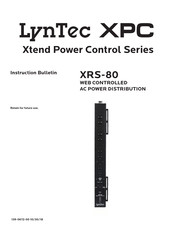 LynTec Xtend Power Control Series Instruction Bulletin