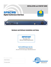 Lectrosonics SPNCWB Installation And Startup Manual